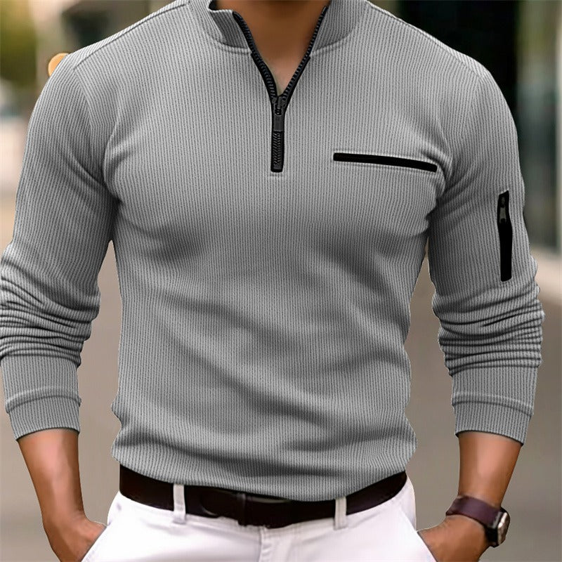 Henrik™ | Poloshirt mit Reißverschlus