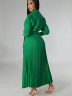 Helene™ | Plisseekleid
