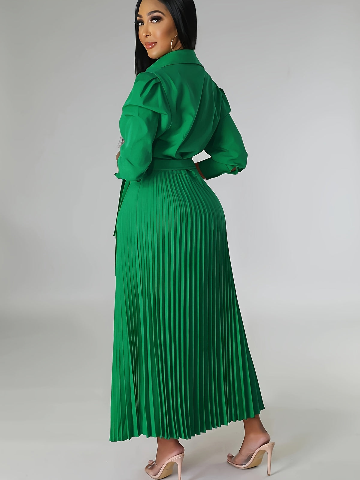Helene™ | Plisseekleid