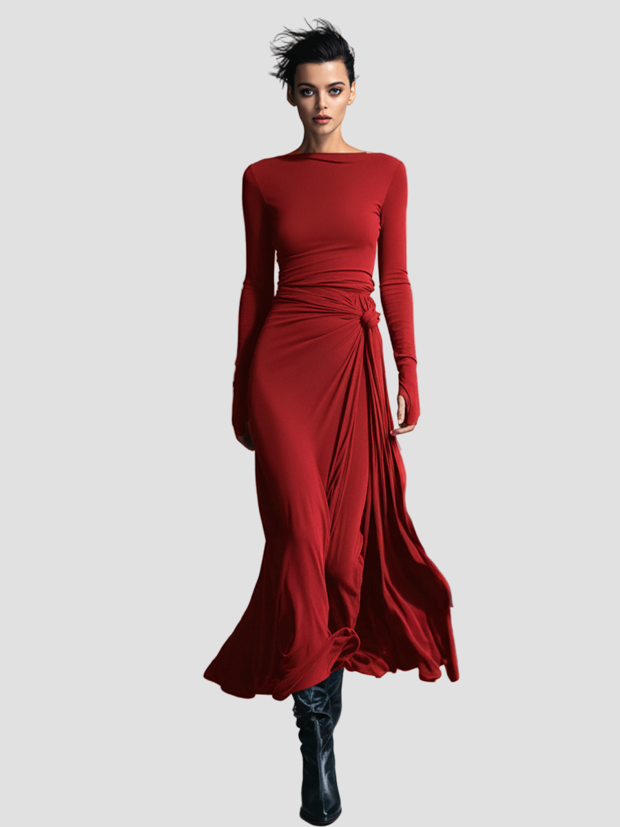 Marlene™ | Figurbetontes Midikleid