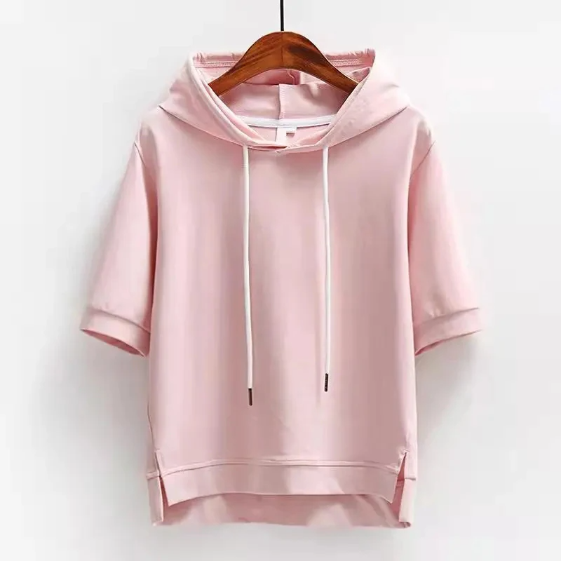Lena™ | Kurzarm-Kapuzenpullover