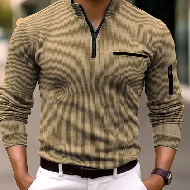 Henrik™ | Poloshirt mit Reißverschlus