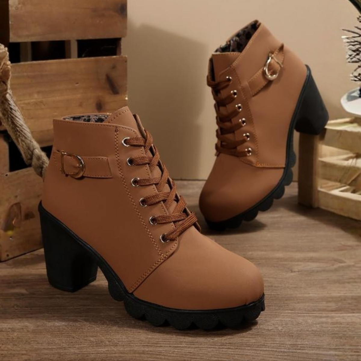 Johanna™ | Elegante Stiefeletten mit Blockabsatz