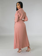 Helene™ | Plisseekleid