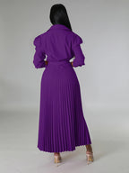 Helene™ | Plisseekleid
