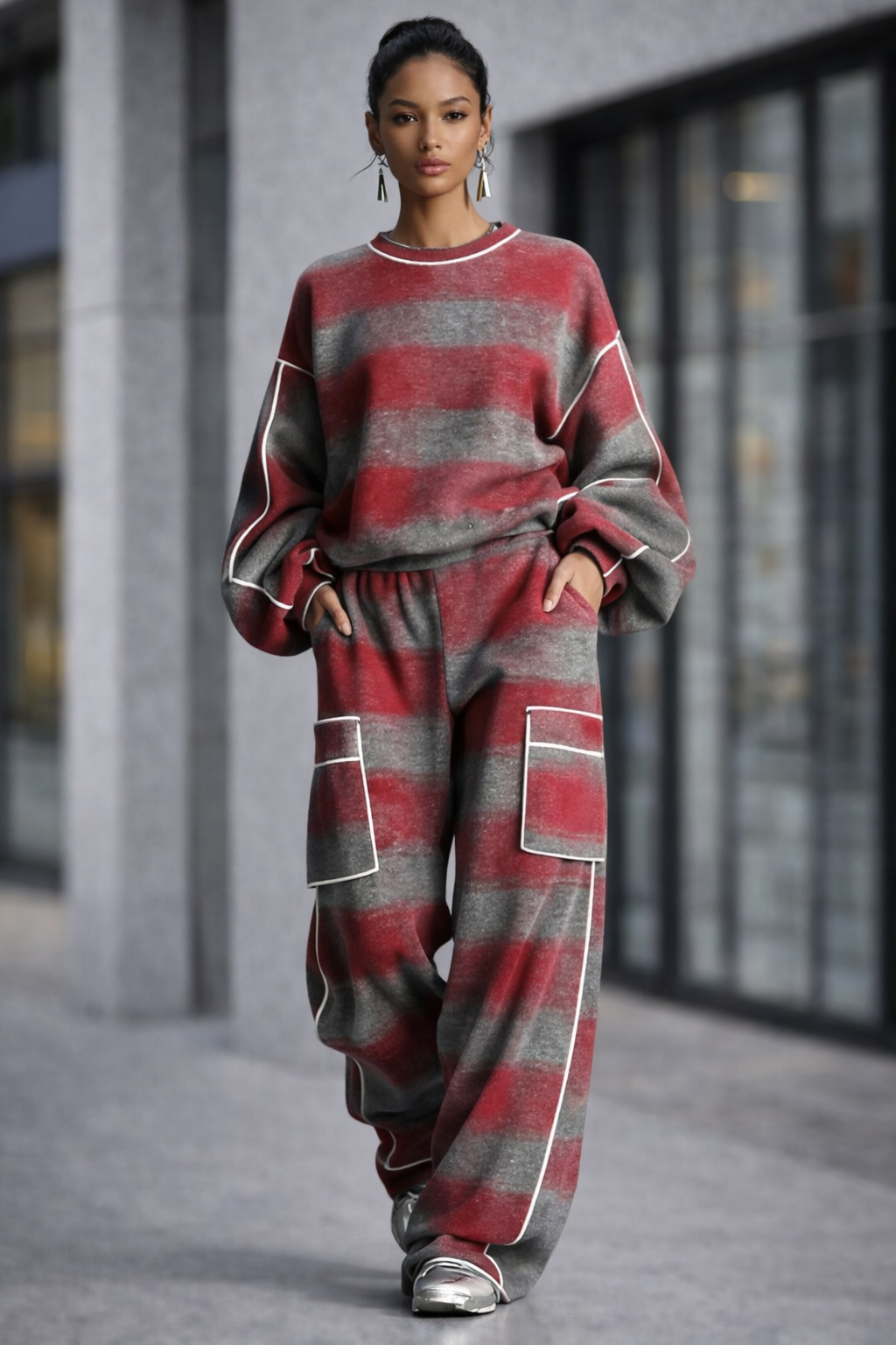 Laura™ | Karierte Strickjacke