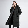 Inge™ | Langer Wintermantel mit Kapuze