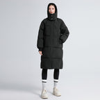 Inge™ | Langer Wintermantel mit Kapuze