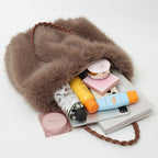 Clara™ | Samt-Shopper-Tasche