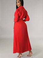 Helene™ | Plisseekleid